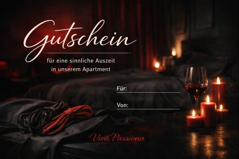 Gutschein für BDSM-Auszeit
